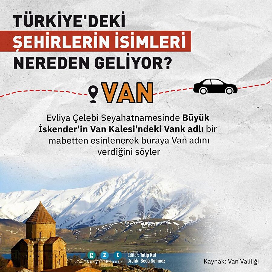 Türkiye'deki şehirlerin isimleri nereden geliyor?