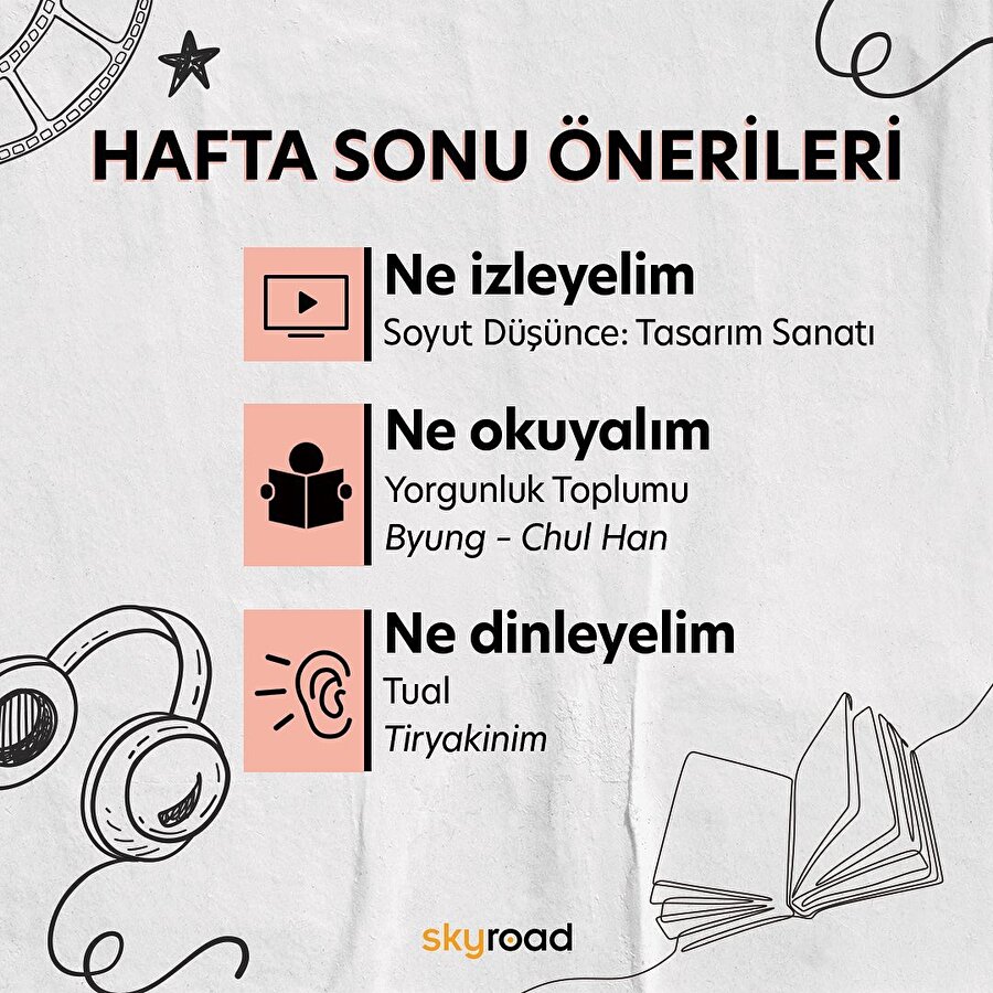 Hafta sonu önerileri🙌