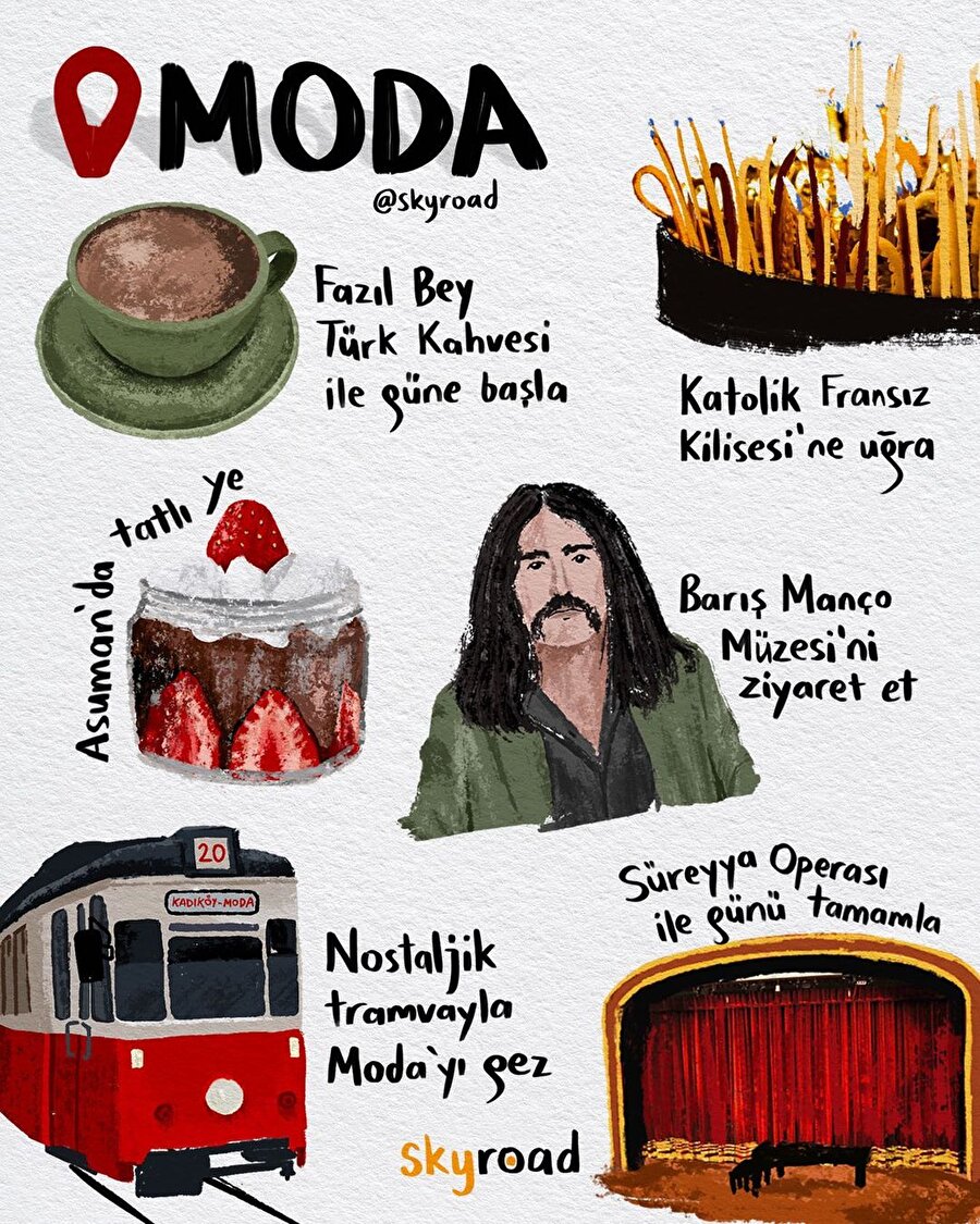 Nostaljik tramvayla  Moda'yı gez🙌