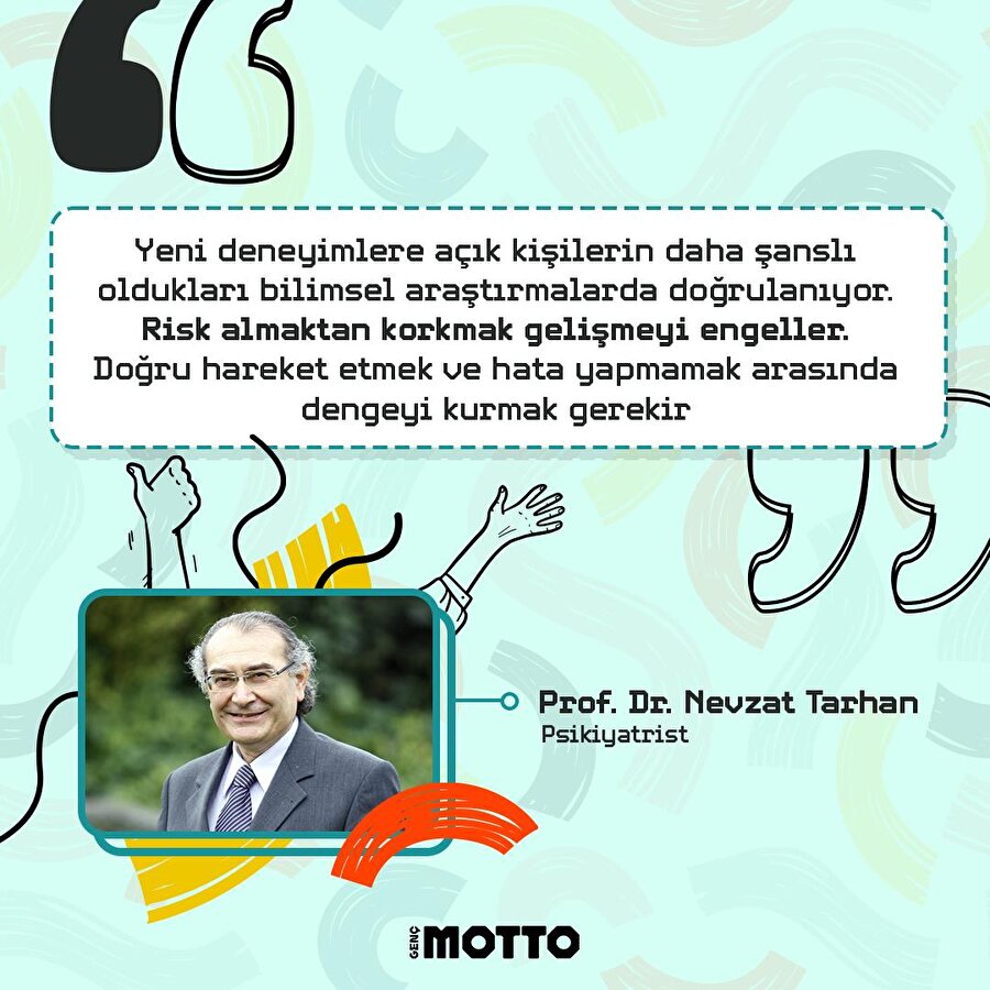 Nevzat Tarhan'dan gençlere tavsiye 