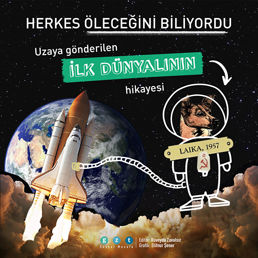 Öleceğini herkes biliyordu: Uzaya gönderilen ilk dünyalı