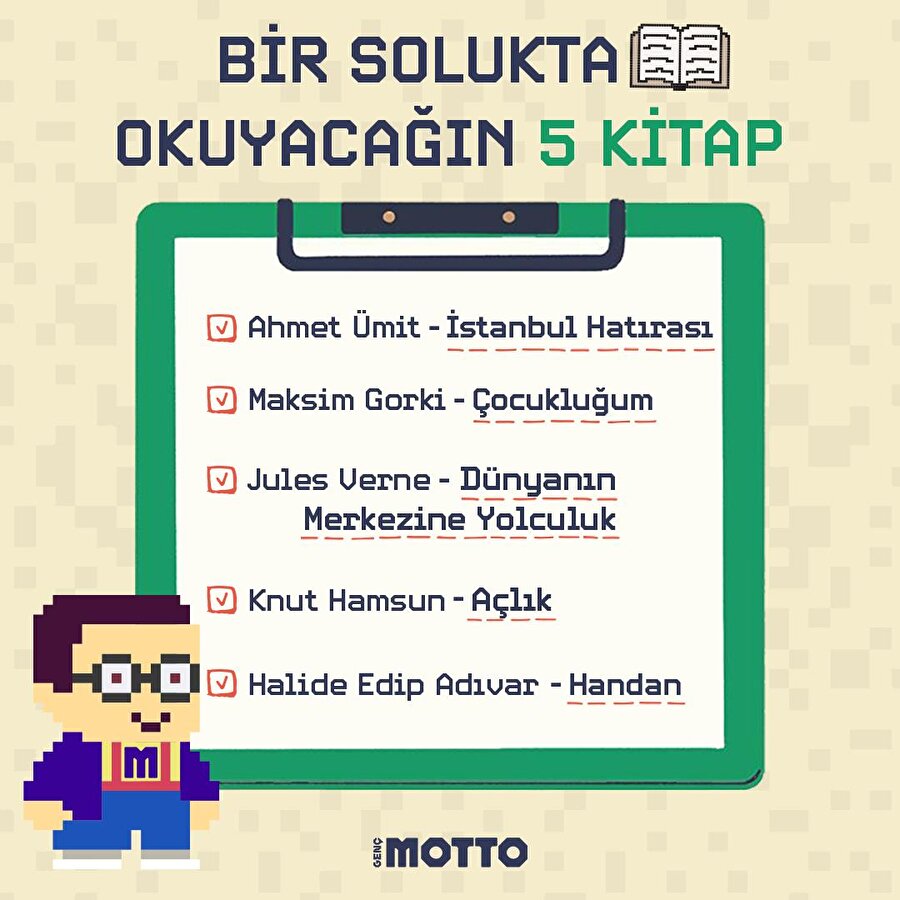 Bir solukta okuyacağın 5 kitap 