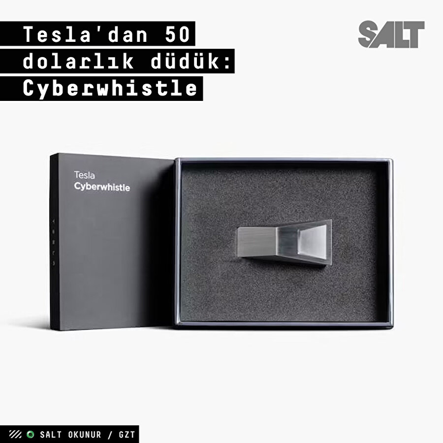 Apple'ın 19 dolarlık parlatma beziyle dalga geçen Elon Musk, Cyberwhistle düdüğünü tanıttı