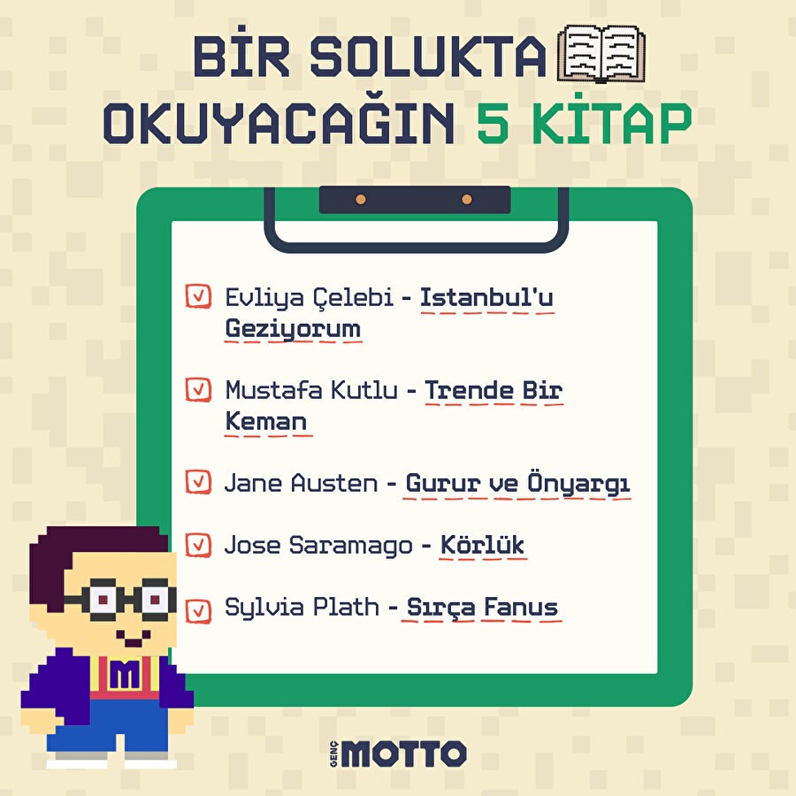 Bir solukta okuyacağın 5 kitap