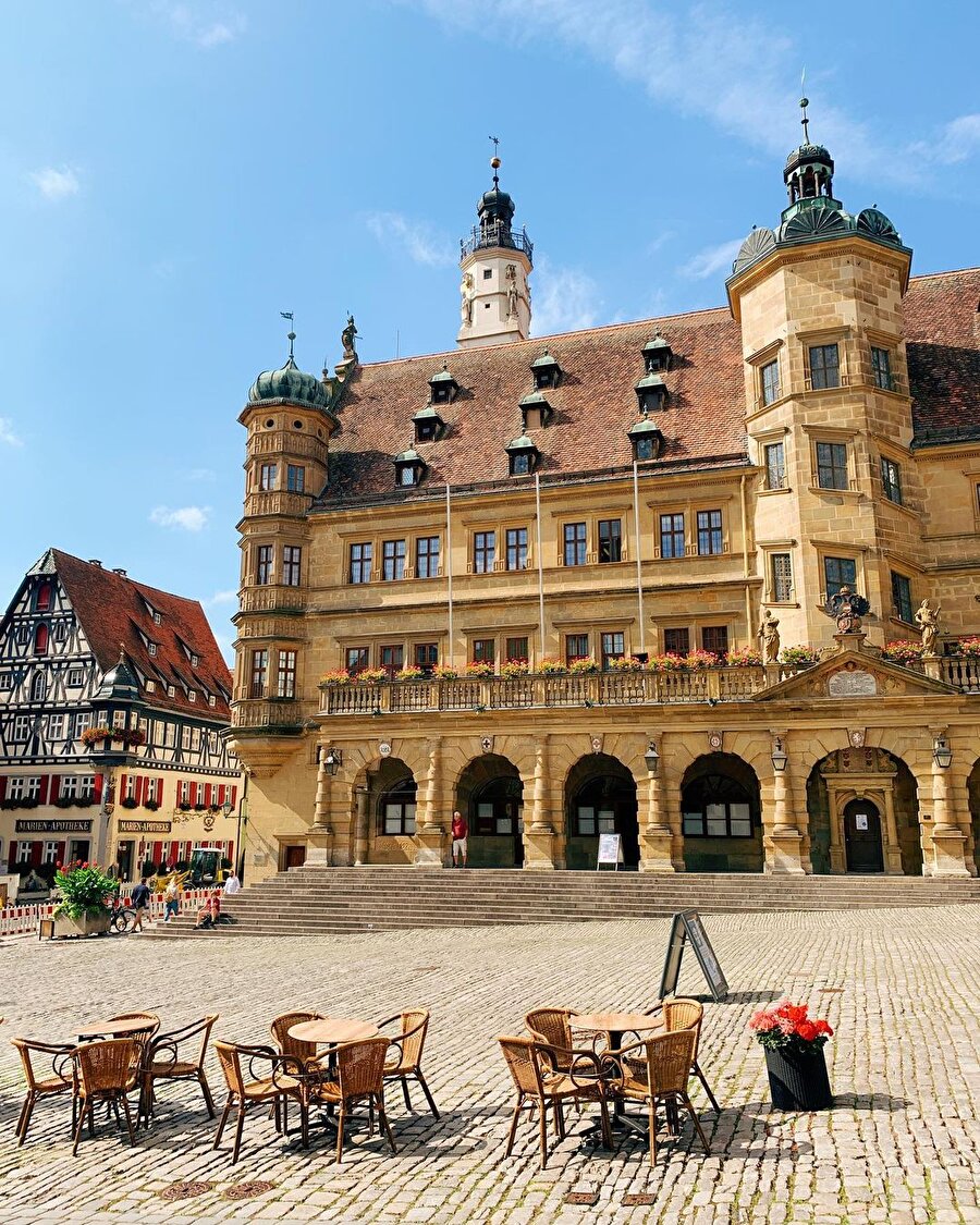 Masalsı rotanın en güzel duraklarından biri: Rothenburg ob der Taube✨