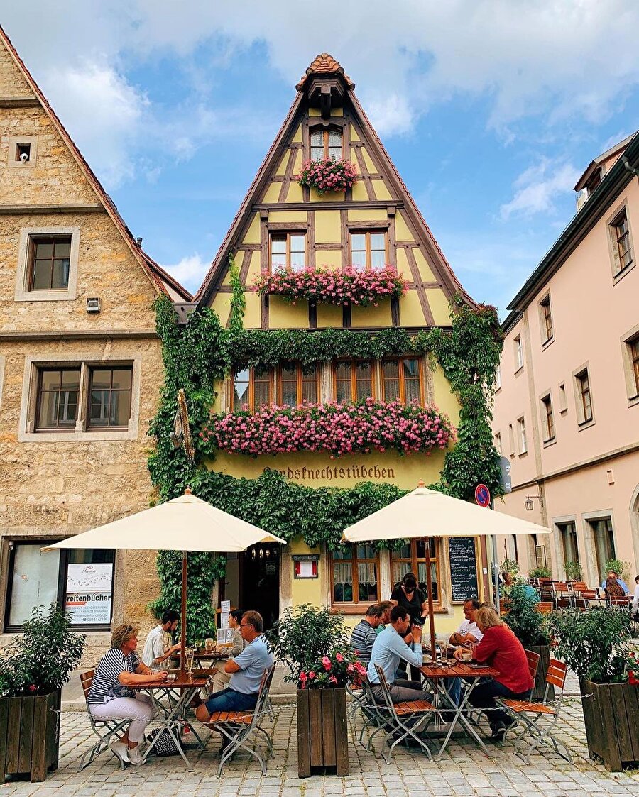 Romantik yol: Rothenburg ob der Tauber ❤