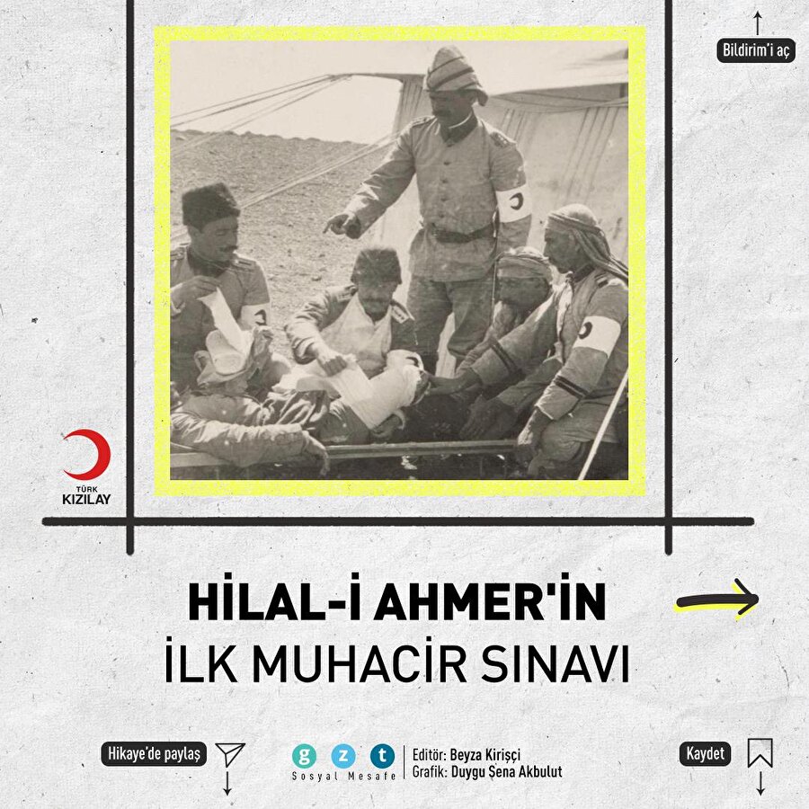 Hilal-i Ahmer Cemiyeti Balkan muhacirlerine nasıl destek oldu?