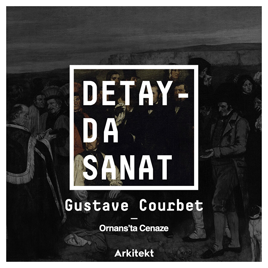 Courbet'in ünlü eseri: Ornans'ta Cenaze