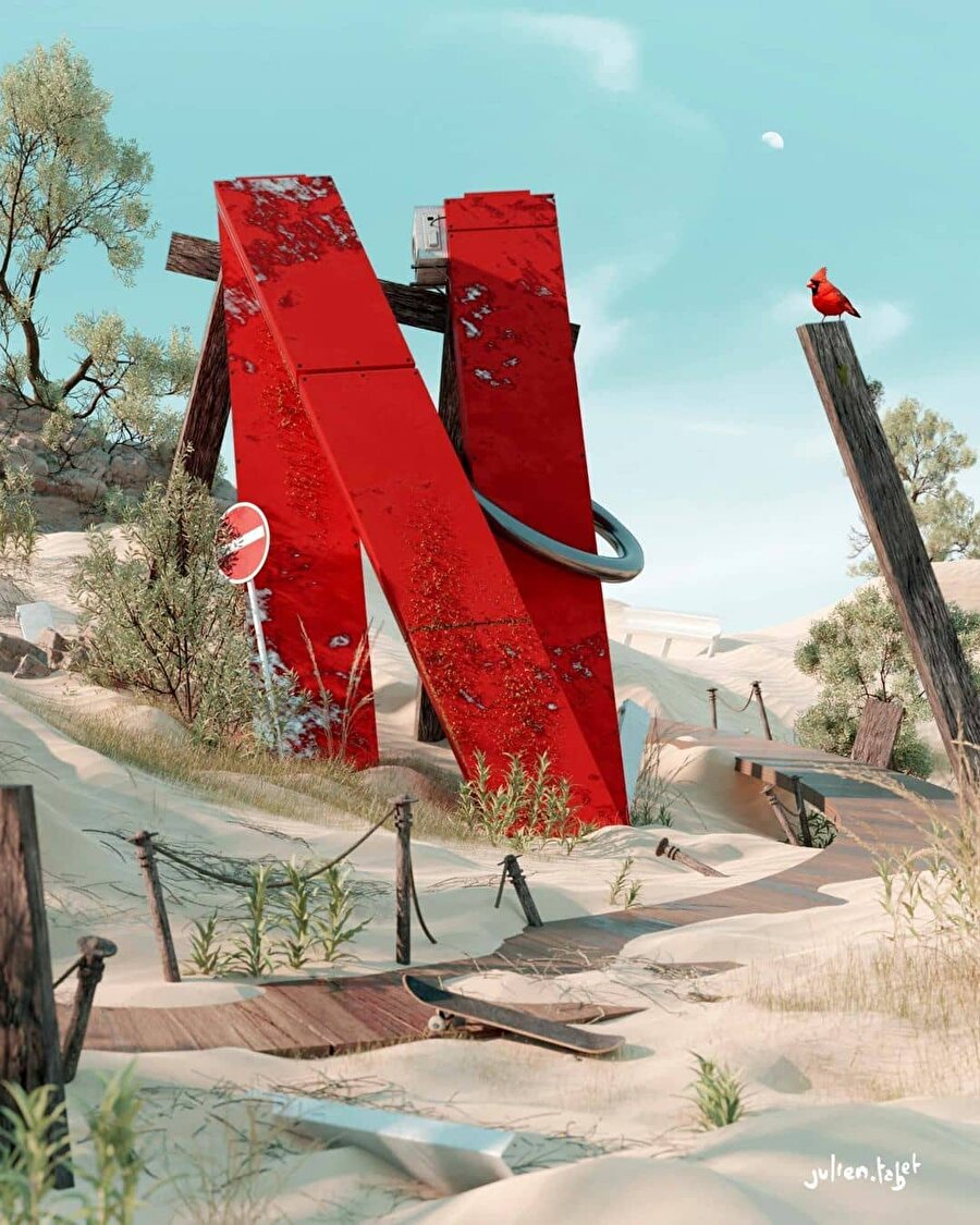 Marka logoları ile ilginç çalışmalar