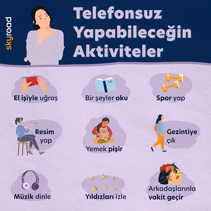 Telefonsuz Yapabileceğin Aktiviteler✨