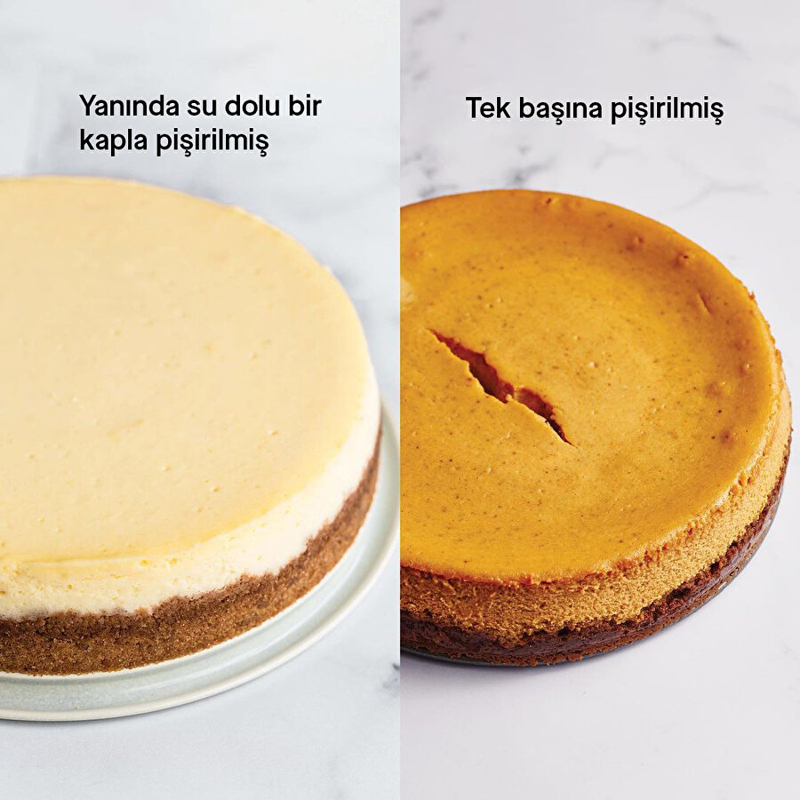 Çatlayan cheesecakelere veda vakti!