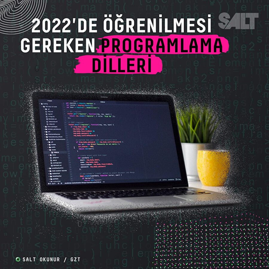 👨‍💻2022'de öğrenmeniz gereken programlama dilleri
