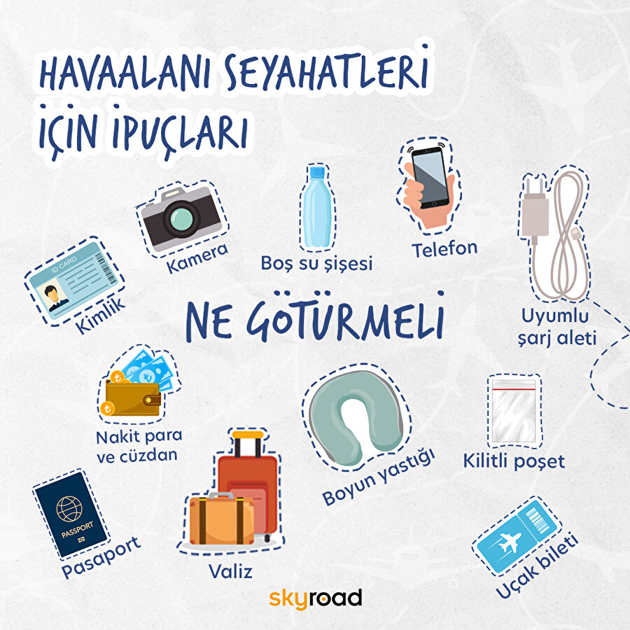 Havaalanı seyahatları için ipuçları🎉