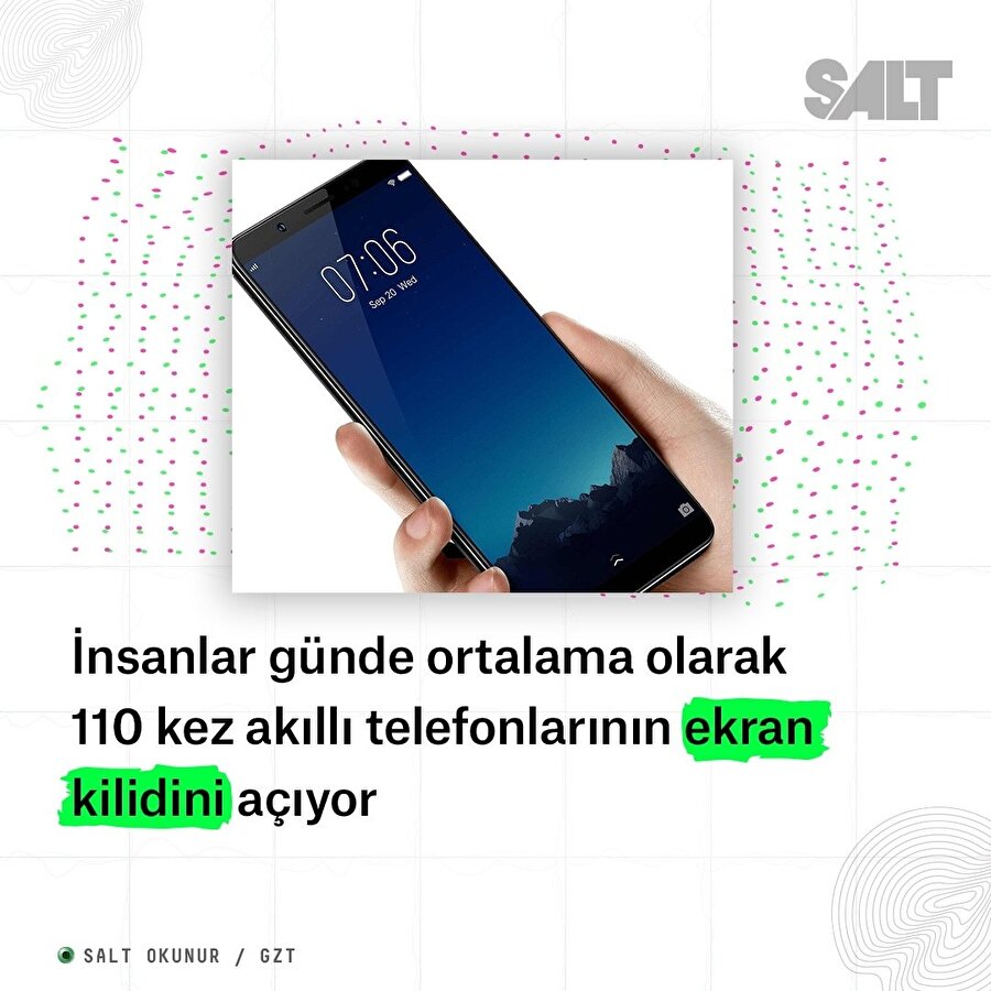Günde ortalama 110 kez ekran kilidini açıyoruz 
