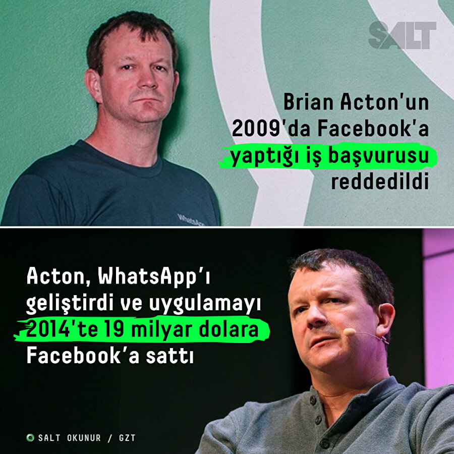 Facebook işe almadı, geliştirdiği uygulamayı 19 milyar dolara Facebook'a sattı