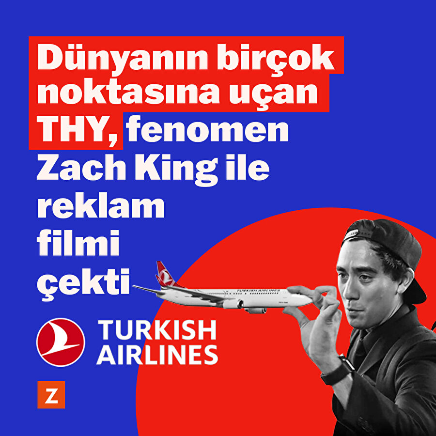 THY, Zach King ile reklam filmi çekti
