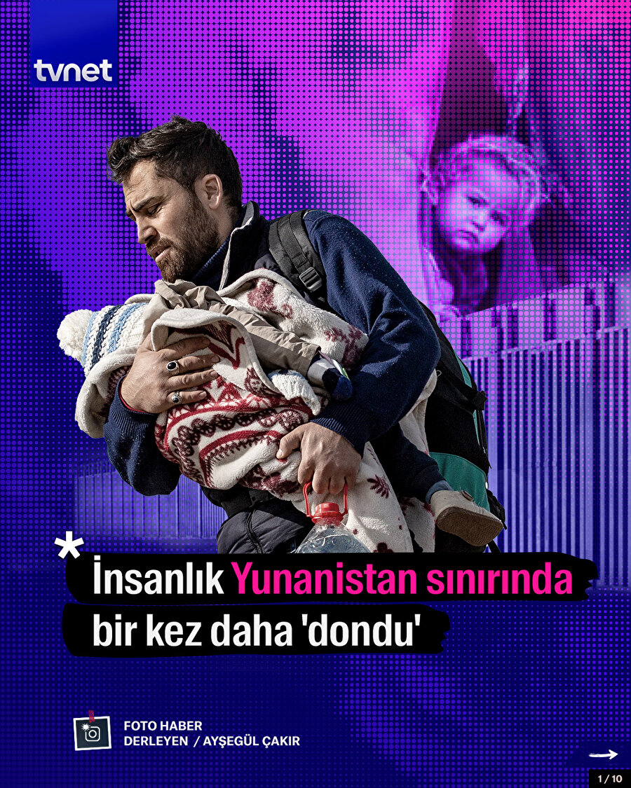 İnsanlık Yunanistan sınırında bir kez daha 'dondu'