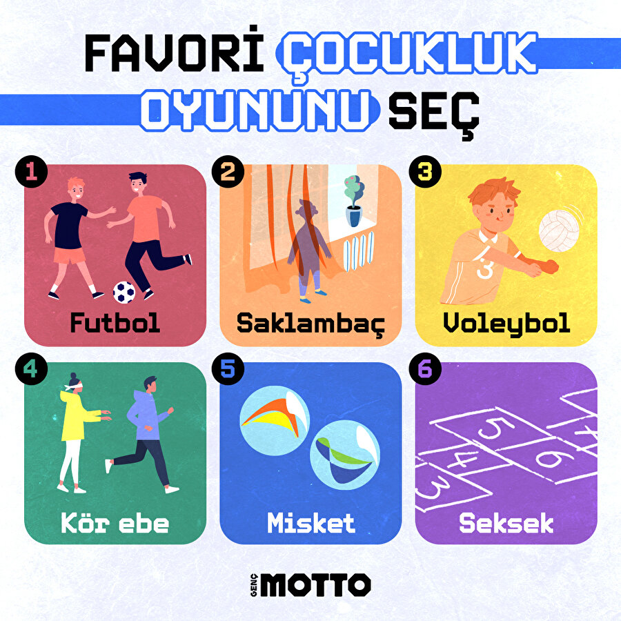 Favori çocukluk oyunun hangisi? 