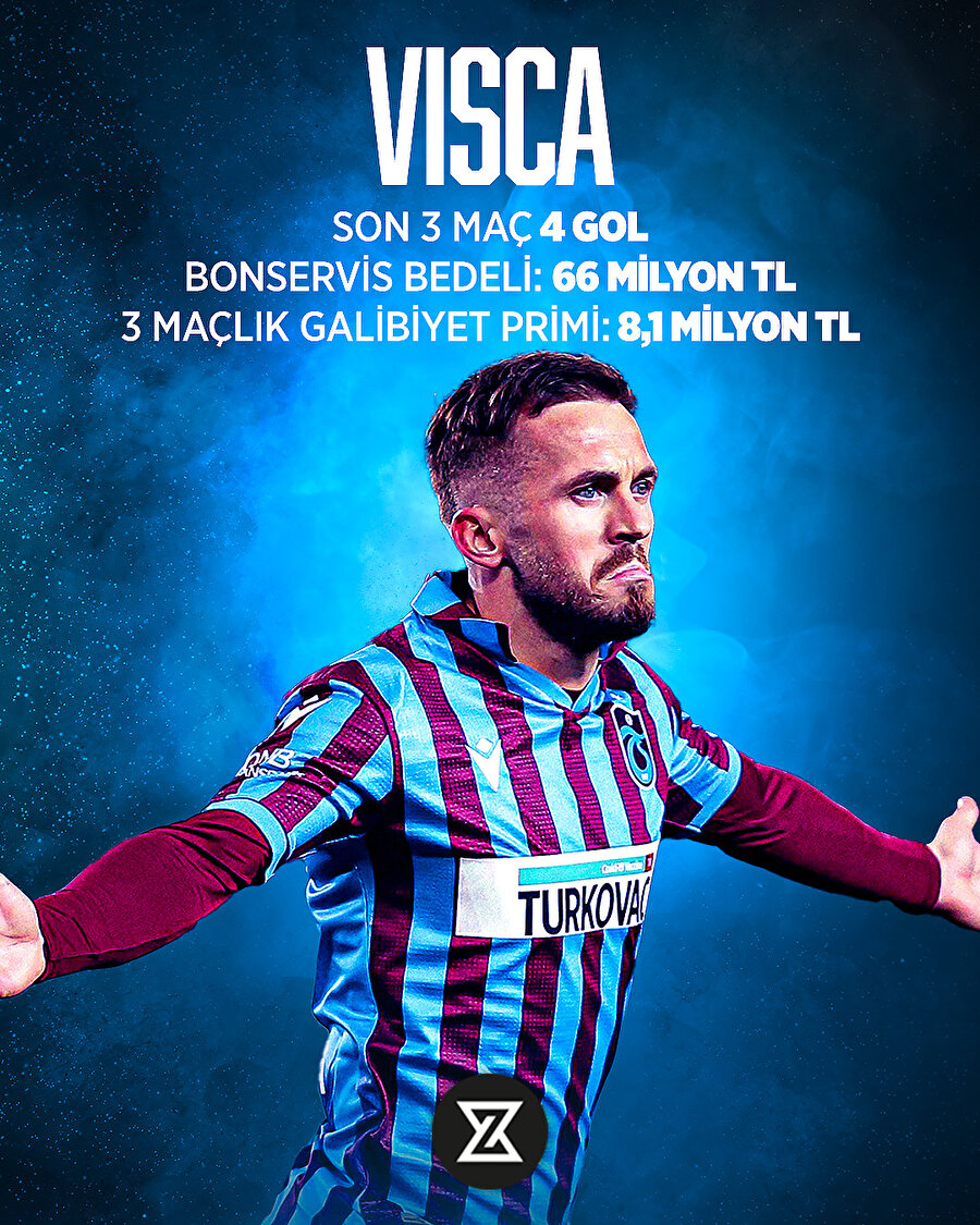 Visca, kendisine ödenen parayı toplamaya başladı