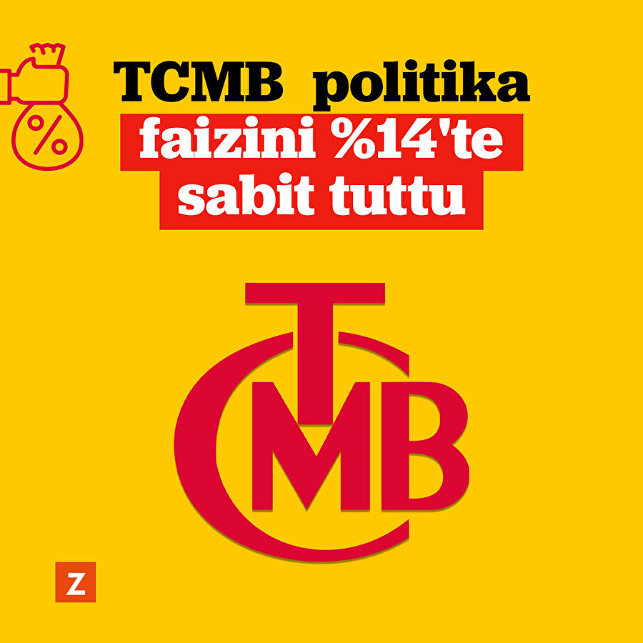 TCMB faizi %14’te sabit tuttu