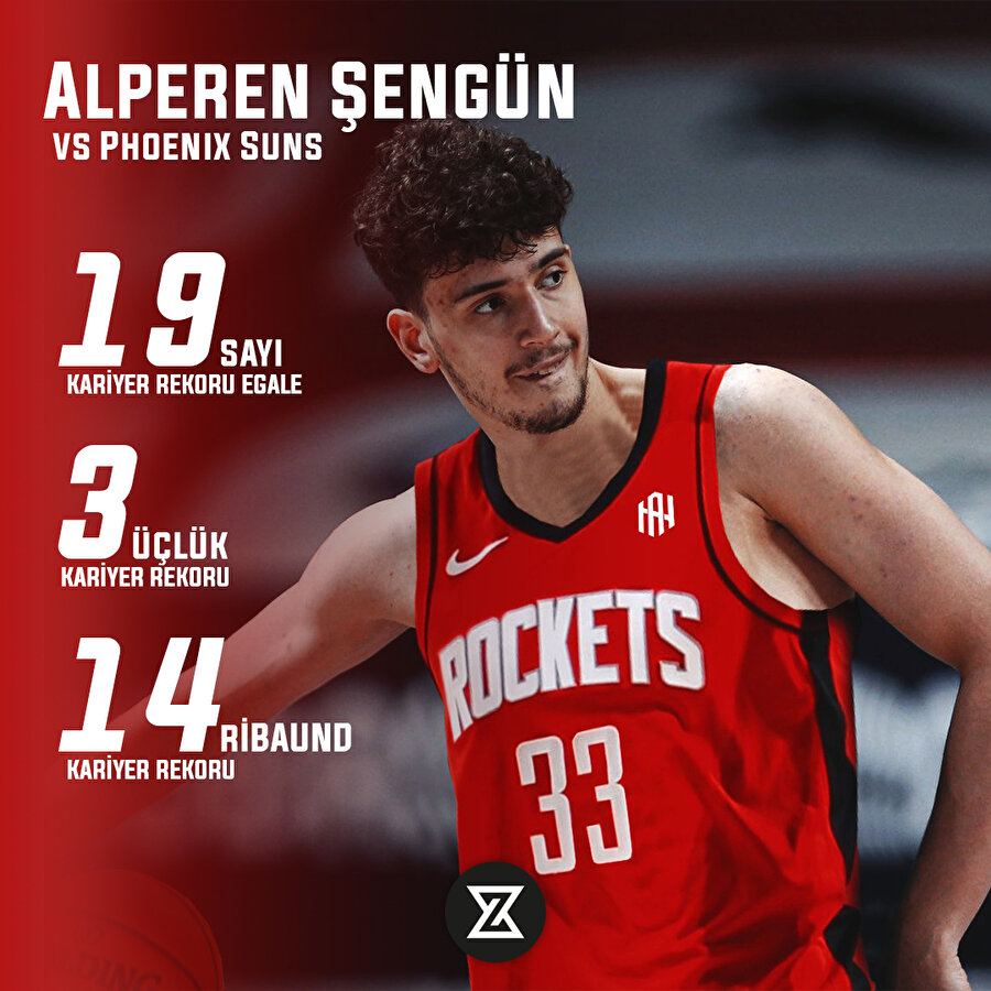 Alperen Şengün coşuyor