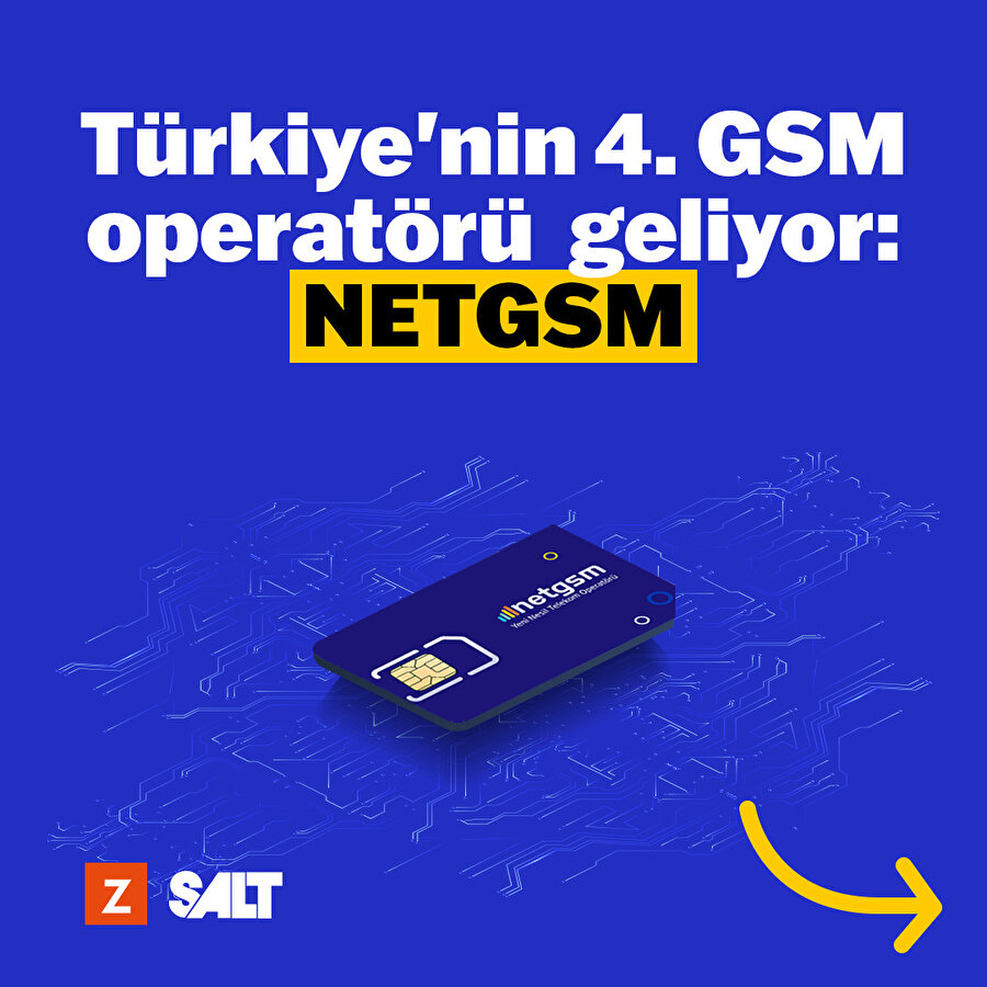 Türkiye'nin 4.GSM operatörü geliyor: NETGSM
