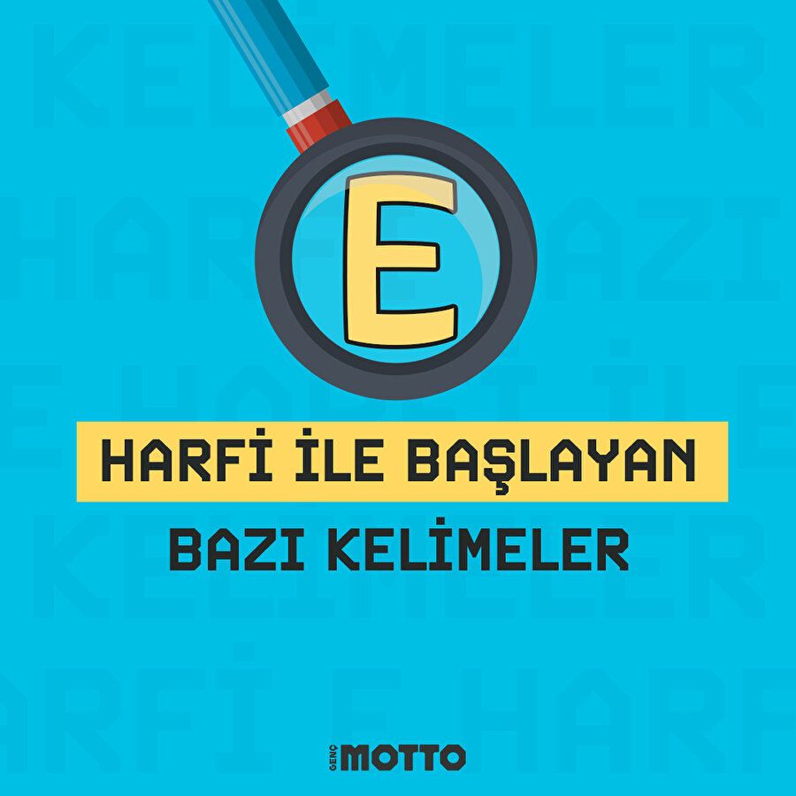 'H' harfi ile başlayan bazı kelimeler 