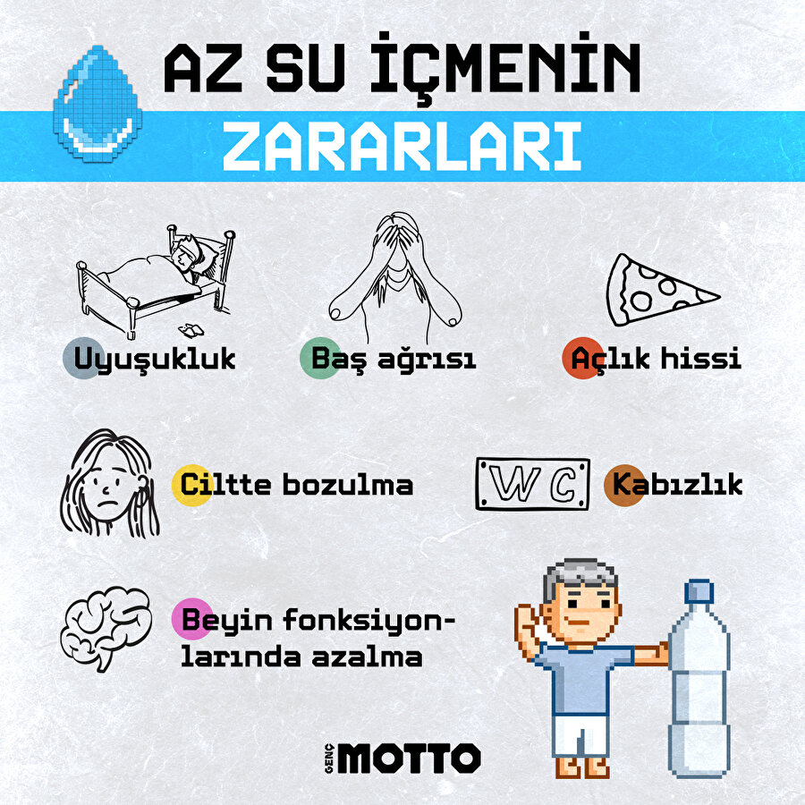 Az su içmenin zararları 