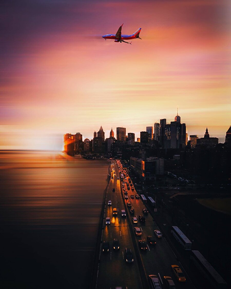 New York'tan şehir manzaraları