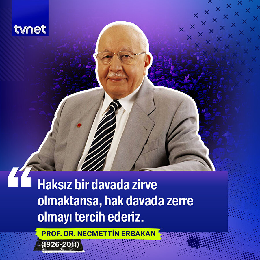 Prof. Dr. Necmettin Erbakan'ın ölüm yıl dönümü