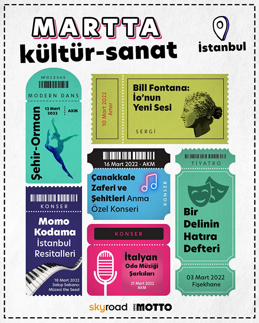 Mart'ta kültür-sanat