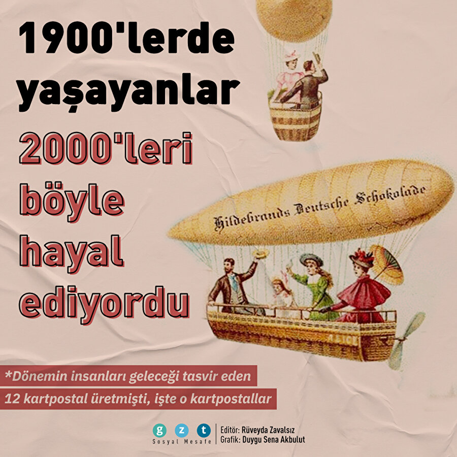 Eski dönem insanları 2000'leri böyle hayal ediyordu