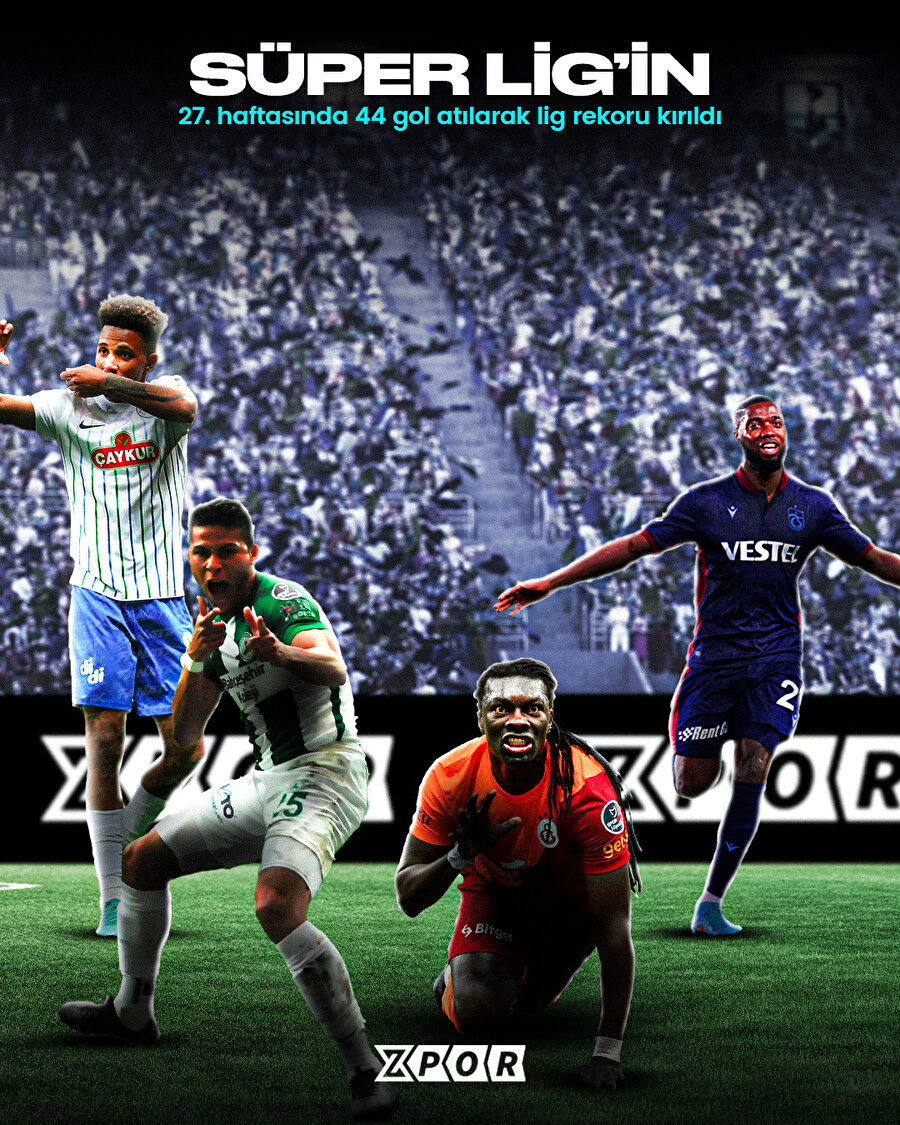 Süper Lig'de gol rekoru kırıldı