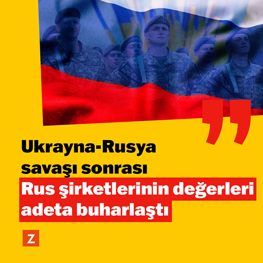Rus şirketlerinin değerleri adeta buharlaştı