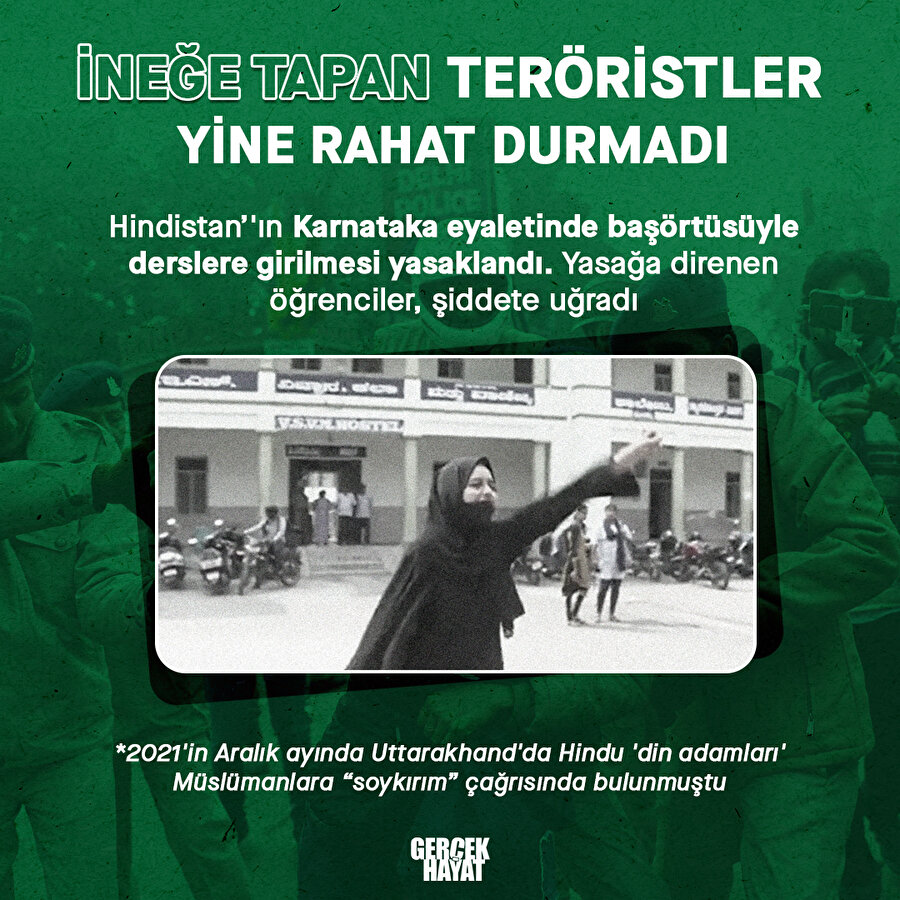 Hindistan'da başörtüsüne saldırı