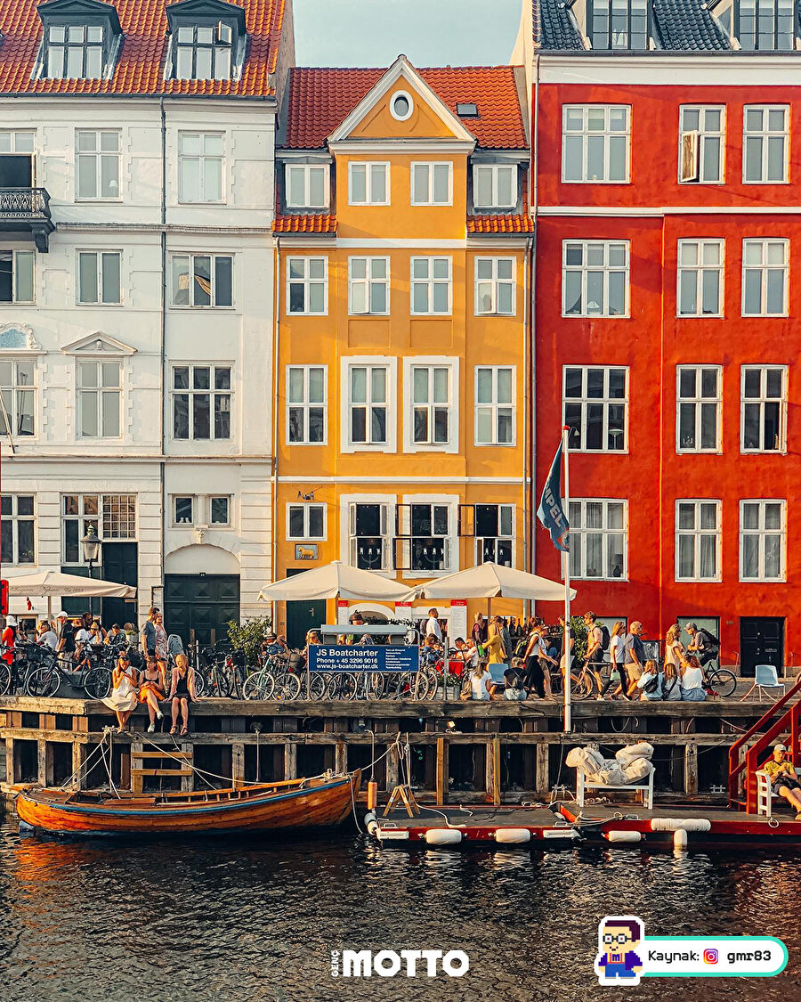 Kopenhag'ın muhteşem evleri 😍 