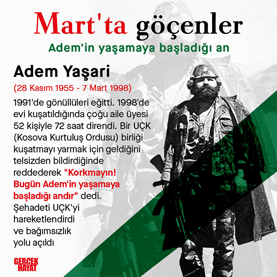 Bir kahramanın yaşamaya başladığı an