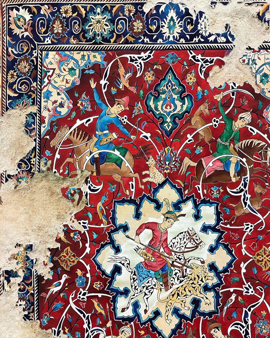 Geleneksel desenlere akrilik yorumu... 