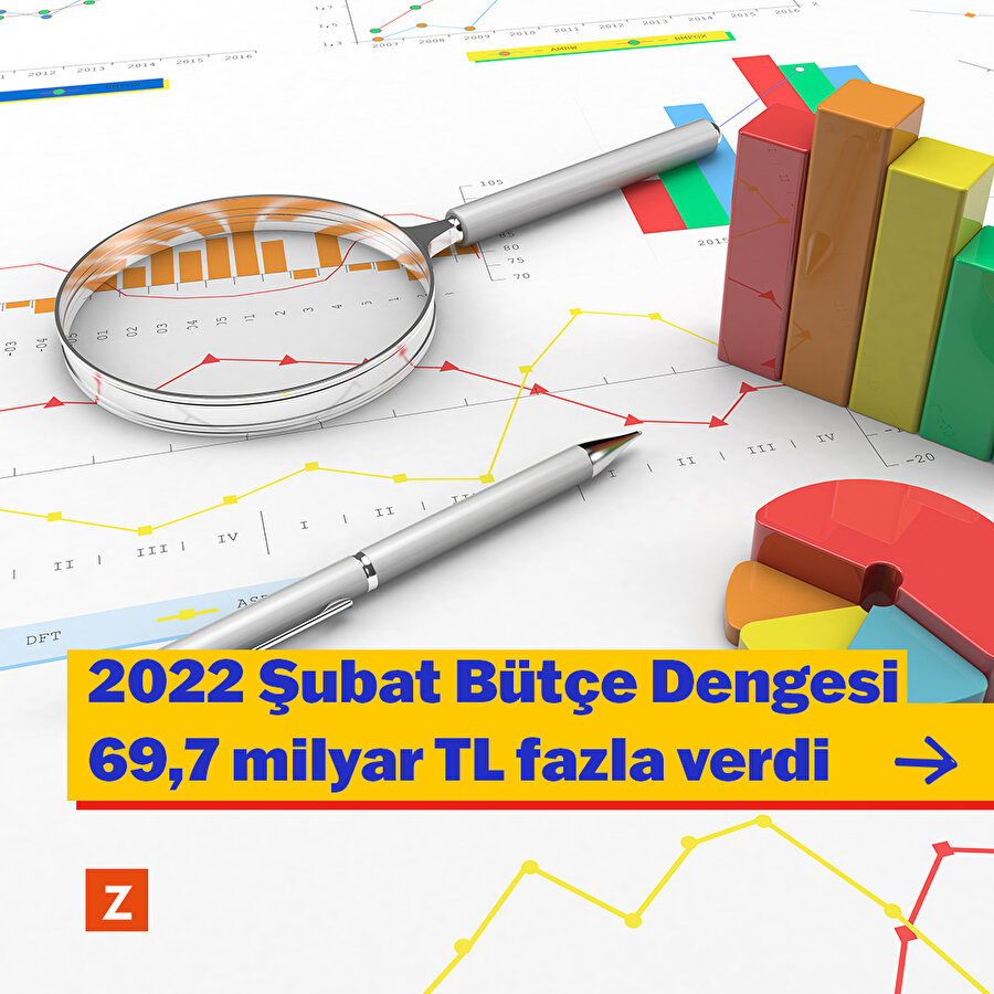  Bütçe dengesi şubat ayında da fazla vermeye devam etti