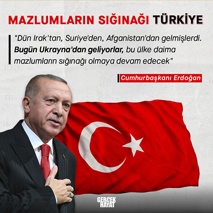 Mazlumların sığınağı Türkiye