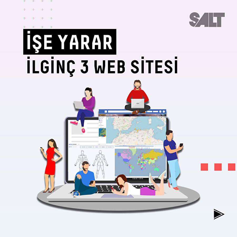 İlginç, işe yarar 3 web sitesi