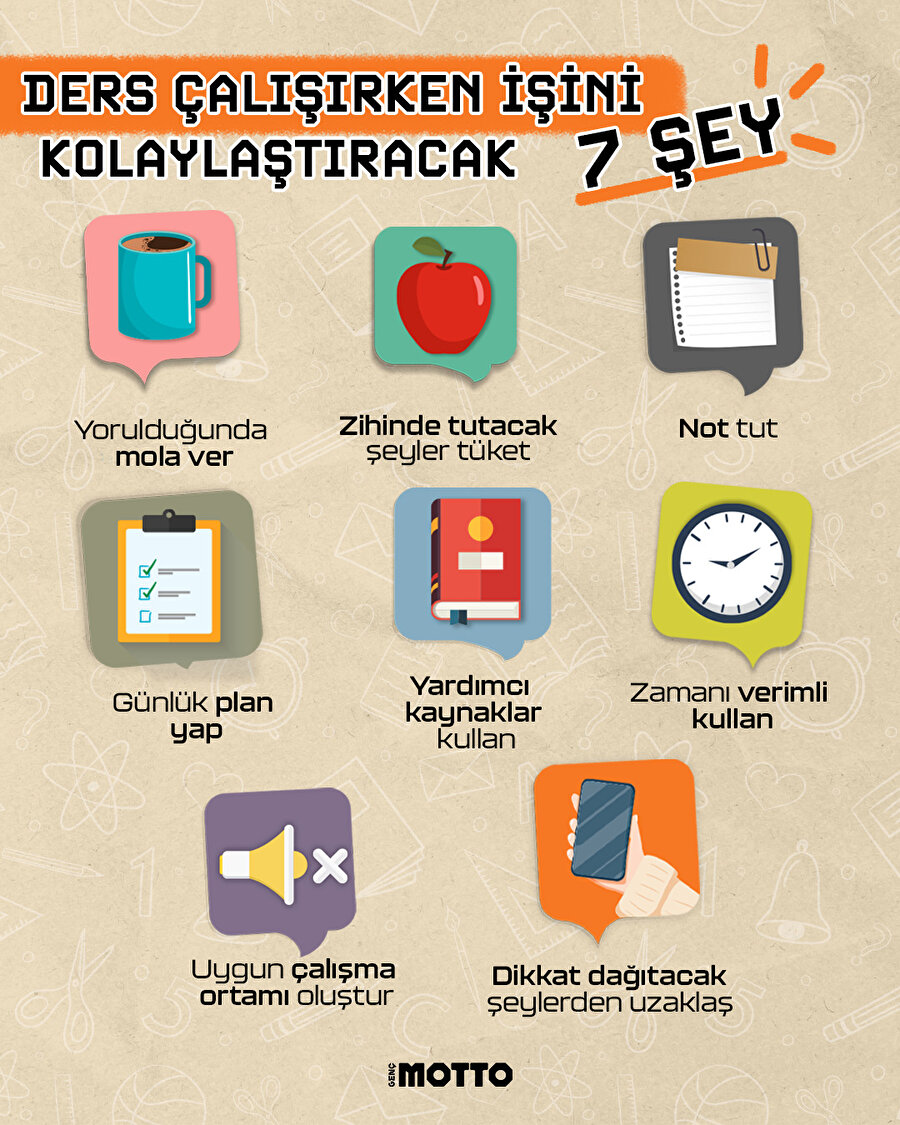 Ders çalışırken işini kolaylaştıracak 7 şey 😍