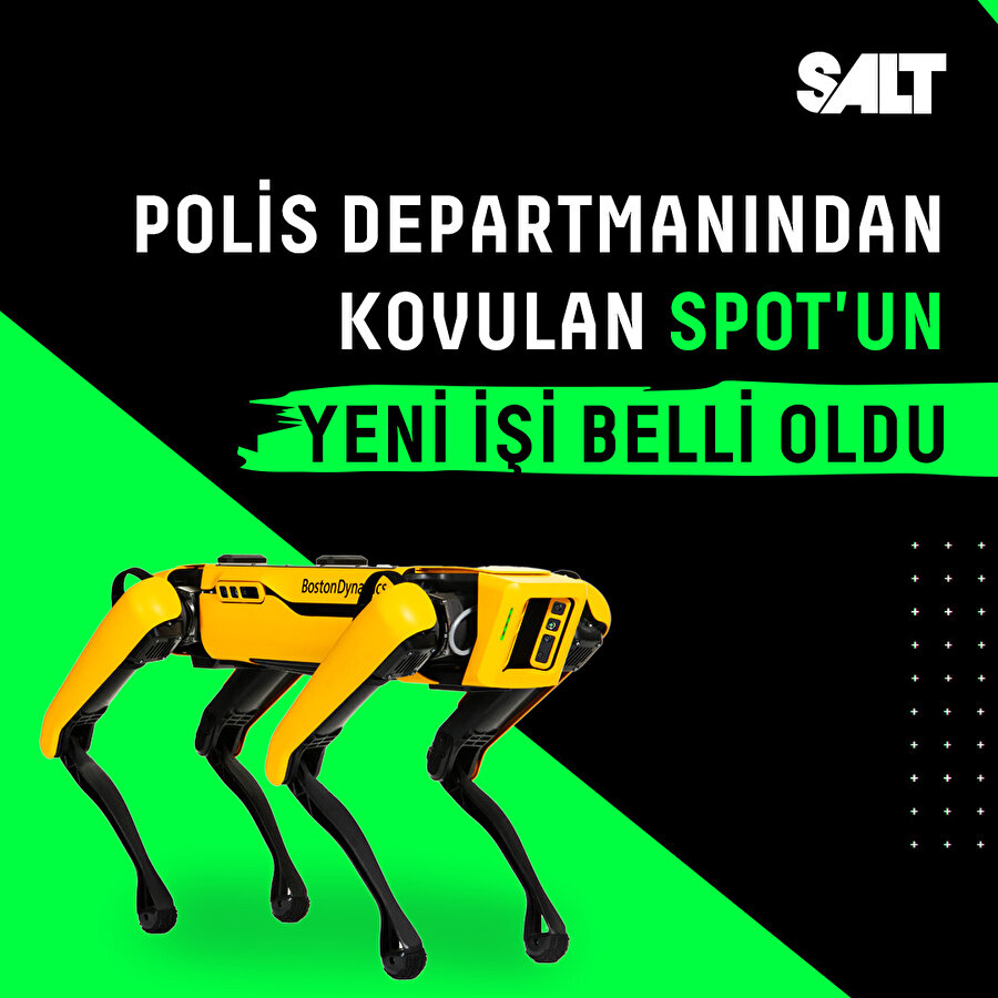 New York Polis Departmanı'ndan kovulan robot köpek Spot'un yeni işi belli oldu
