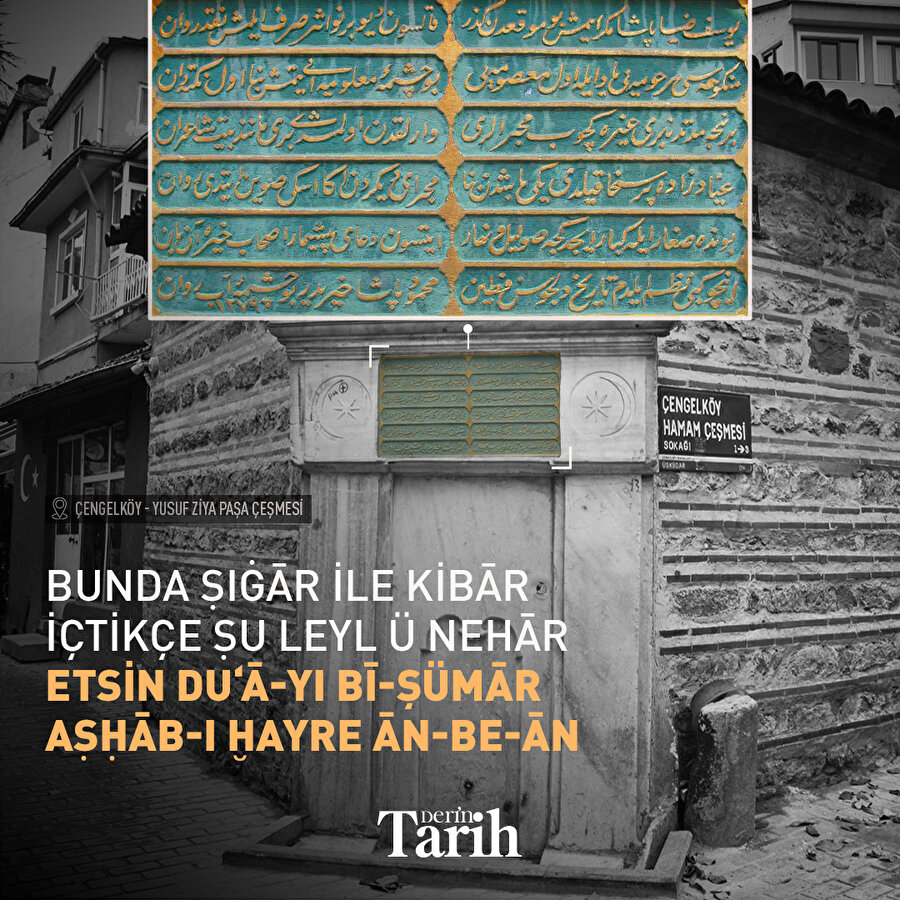 Kitabenin dili: Yusuf Ziya Paşa Çeşmesi 