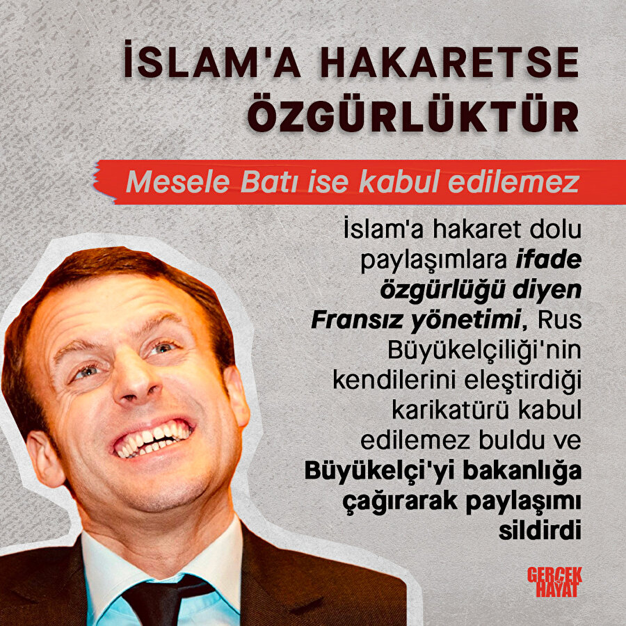İslam'a atış serbest ama Batı'ya kabul edilemez