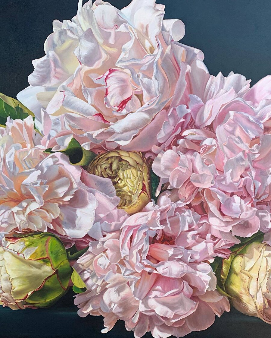 Maria Marta Morelli’nin coşkulu çiçek resimleri 💐