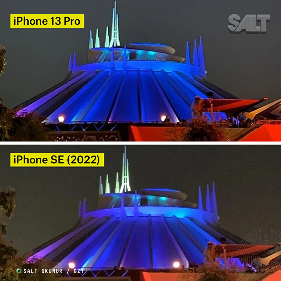 iPhone 13 Pro 🆚 iPhone SE (2022) gece fotoğraf çekim testi