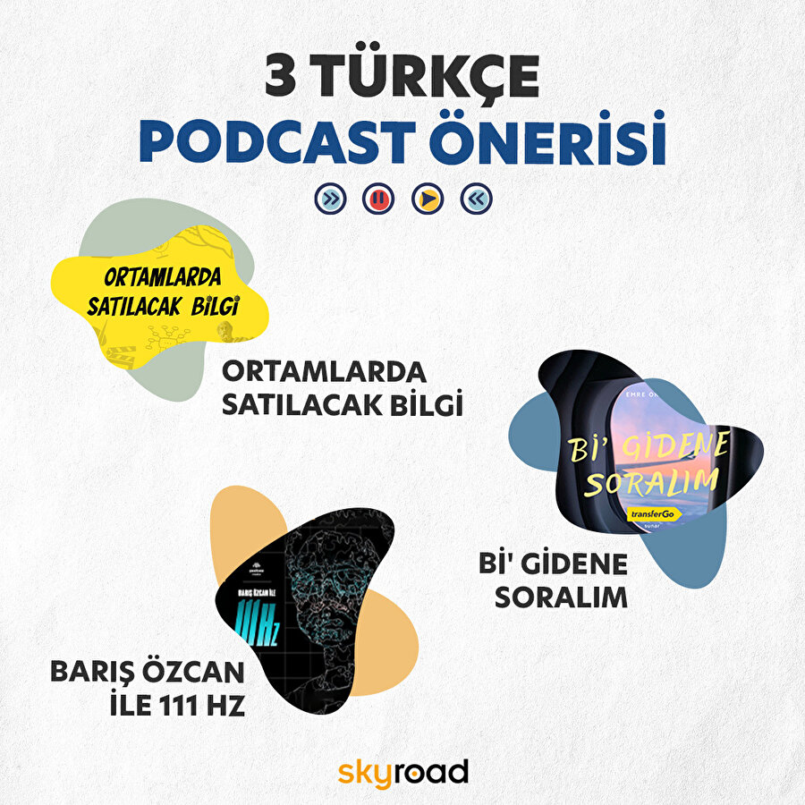 3 Türkçe podcast önerisi 🙌