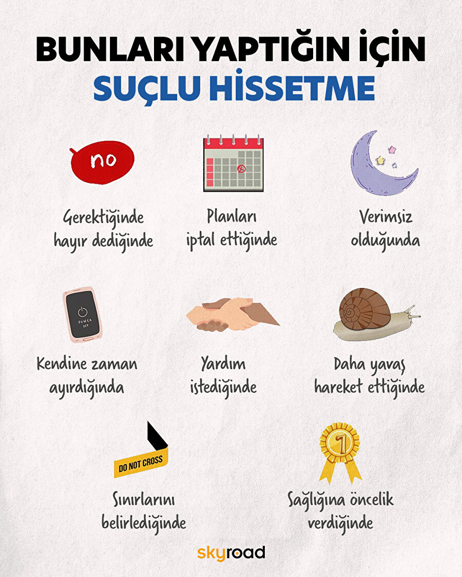 Suçlu hissetme! ✨