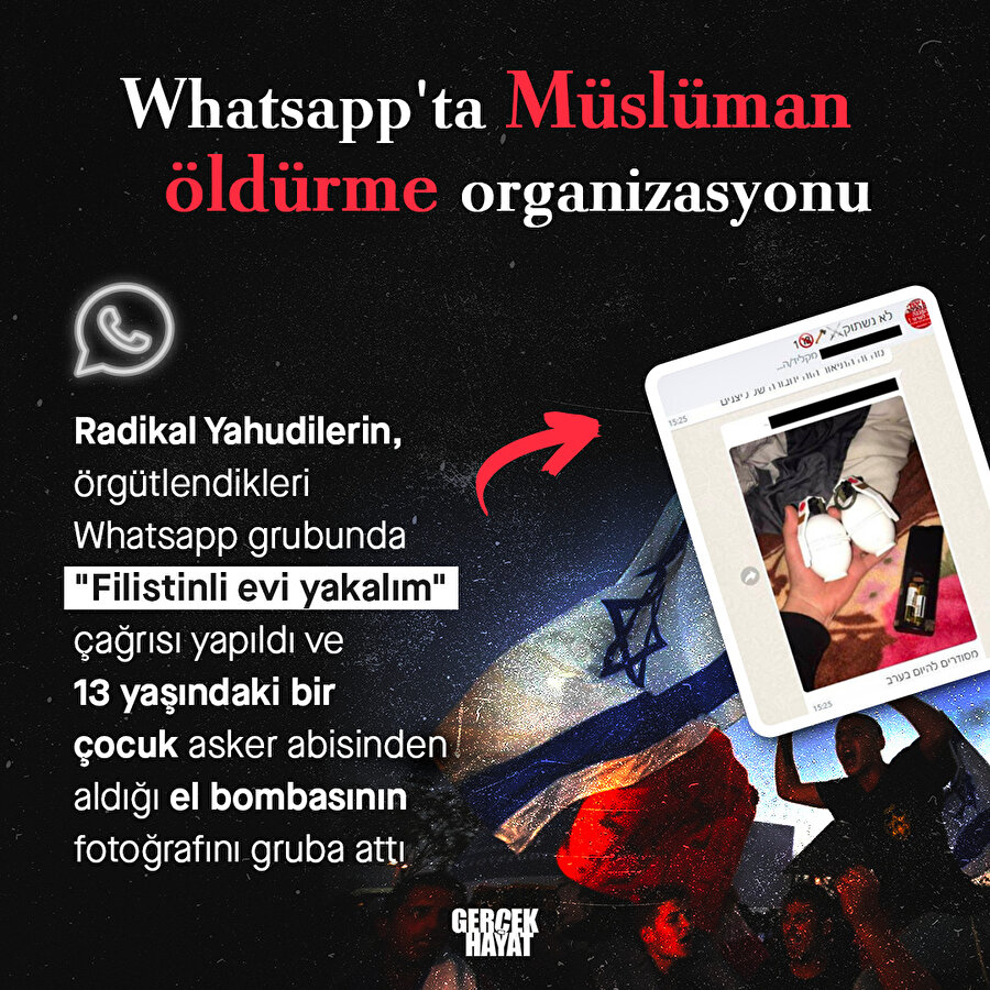Faşist Yahudiler Whatsapp üzerinden örgütleniyor